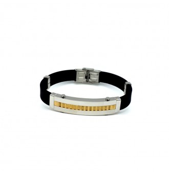 Kauçuk Çelik Bileklik KB-119