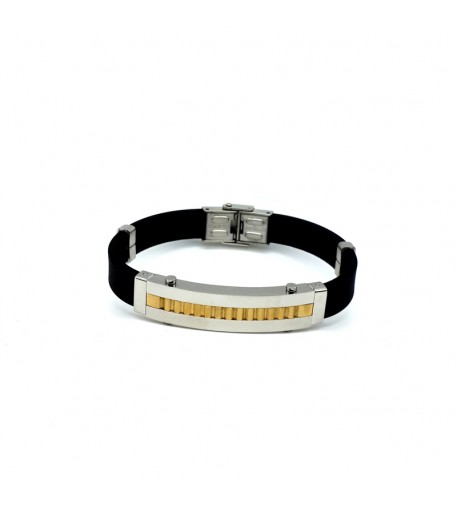 Kauçuk Çelik Bileklik KB-119