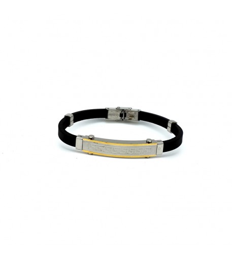 Kauçuk Çelik Bileklik KB-128