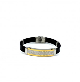 Kauçuk Çelik Bileklik KB-129